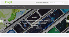 Desktop Screenshot of oro-solutions.co.uk